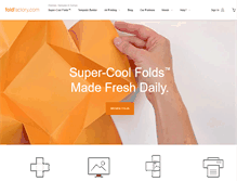 Tablet Screenshot of foldfactory.com